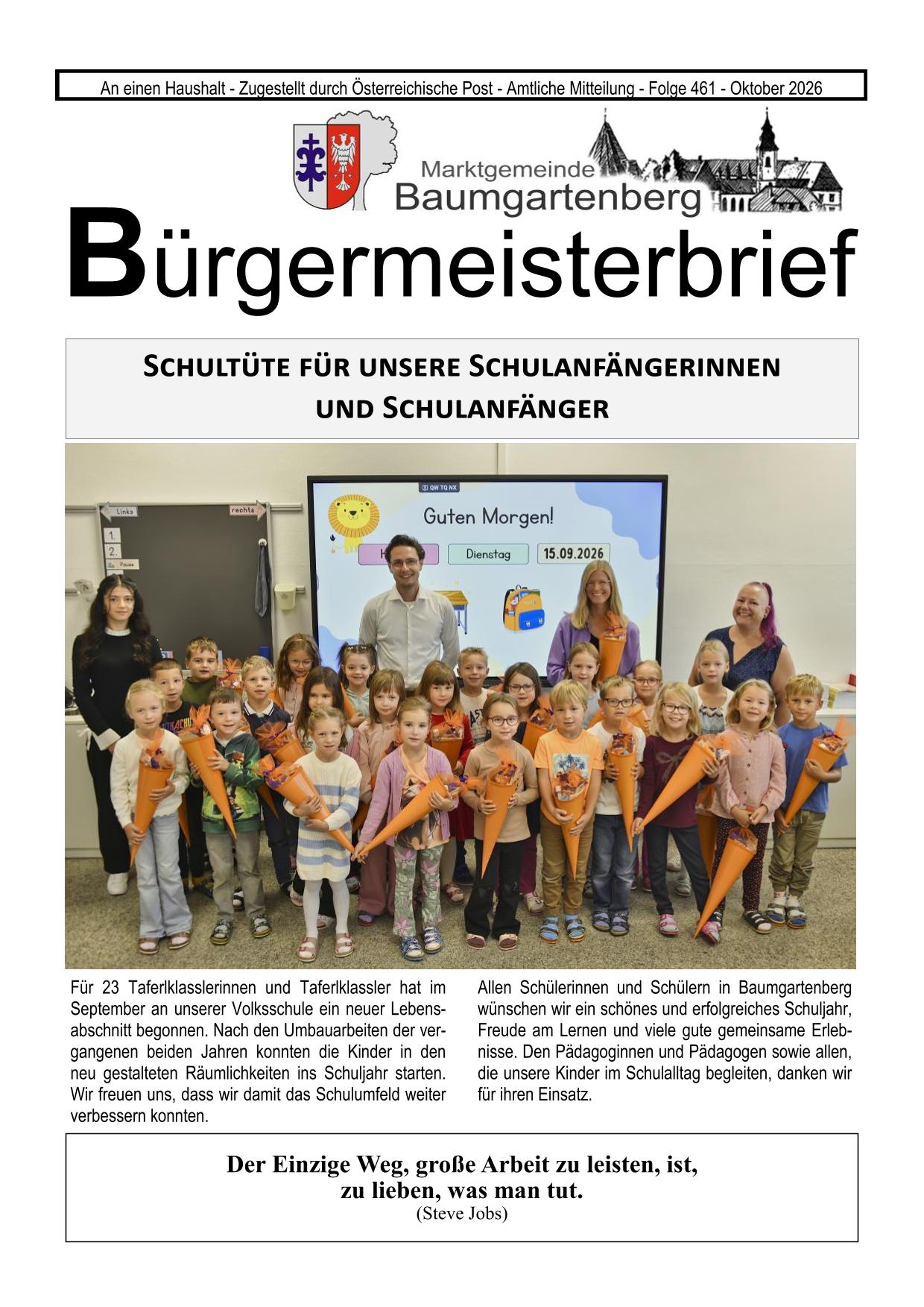 BGB 461 Oktober 2026 01