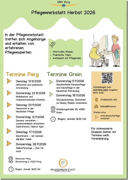 Pflegewerkstatt Termine Herbst 2026 Plakat-1